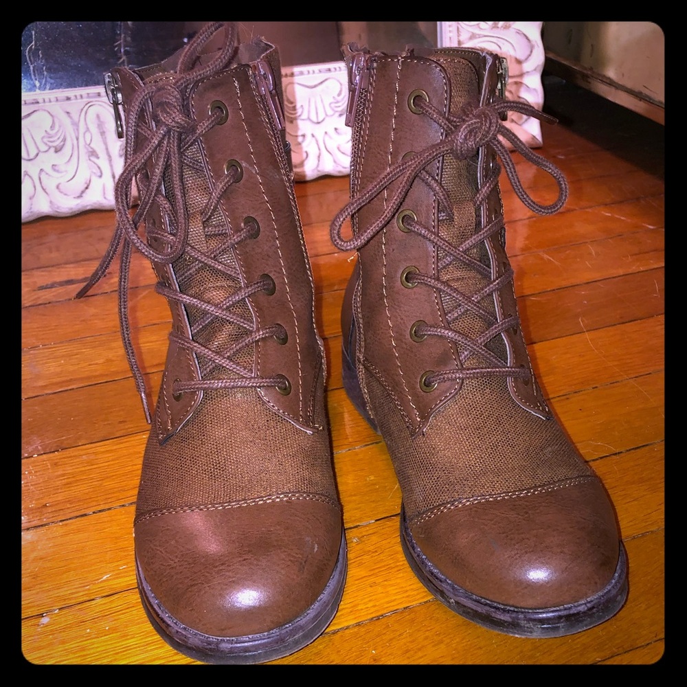 Chinese Laundry Combat Boots